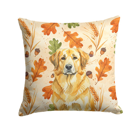 Caroline's Treasures, Fall Flag, Pillow (14" x 14"), Pet Flag, Dog Flag, Cat Flag, Outdoor Decor