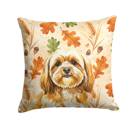 Caroline's Treasures, Fall Flag, Pillow (14" x 14"), Pet Flag, Dog Flag, Cat Flag, Outdoor Decor