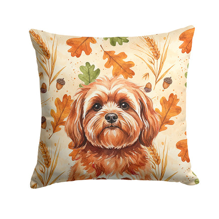 Caroline's Treasures, Fall Flag, Pillow (14" x 14"), Pet Flag, Dog Flag, Cat Flag, Outdoor Decor