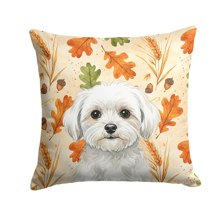 Caroline's Treasures, Fall Flag, Pillow (14" x 14"), Pet Flag, Dog Flag, Cat Flag, Outdoor Decor