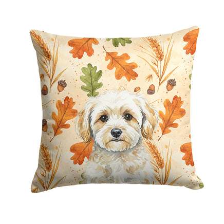 Caroline's Treasures, Fall Flag, Pillow (14" x 14"), Pet Flag, Dog Flag, Cat Flag, Outdoor Decor