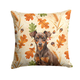 Caroline's Treasures, Fall Flag, Pillow (14" x 14"), Pet Flag, Dog Flag, Cat Flag, Outdoor Decor