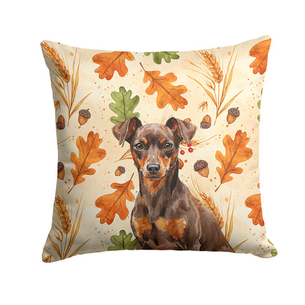 Caroline's Treasures, Fall Flag, Pillow (18" x 18"), Pet Flag, Dog Flag, Cat Flag, Outdoor Decor