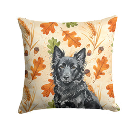 Caroline's Treasures, Fall Flag, Pillow (14" x 14"), Pet Flag, Dog Flag, Cat Flag, Outdoor Decor