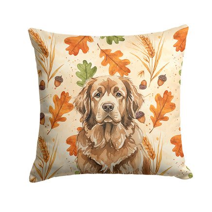 Caroline's Treasures, Fall Flag, Pillow (14" x 14"), Pet Flag, Dog Flag, Cat Flag, Outdoor Decor