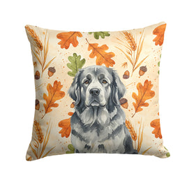 Caroline's Treasures, Fall Flag, Pillow (14" x 14"), Pet Flag, Dog Flag, Cat Flag, Outdoor Decor