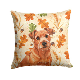 Caroline's Treasures, Fall Flag, Pillow (14" x 14"), Pet Flag, Dog Flag, Cat Flag, Outdoor Decor