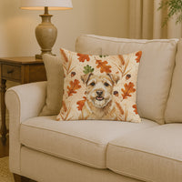 Wheaten Norfolk Terrier Heirloom Fall Throw Pillow