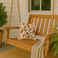 Wheaten Norfolk Terrier Heirloom Fall Throw Pillow