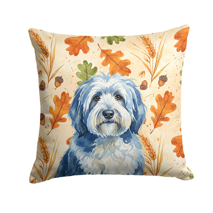 Caroline's Treasures, Fall Flag, Pillow (18" x 18"), Pet Flag, Dog Flag, Cat Flag, Outdoor Decor