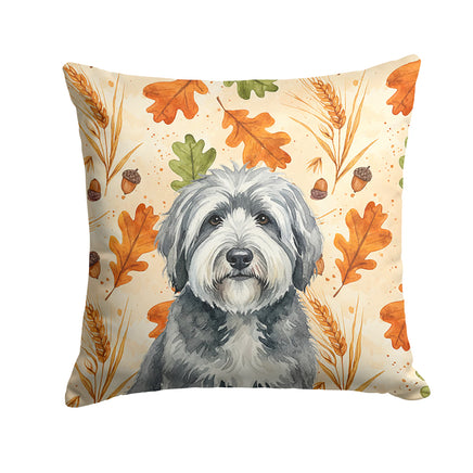 Caroline's Treasures, Fall Flag, Pillow (14" x 14"), Pet Flag, Dog Flag, Cat Flag, Outdoor Decor