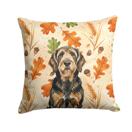Caroline's Treasures, Fall Flag, Pillow (14" x 14"), Pet Flag, Dog Flag, Cat Flag, Outdoor Decor