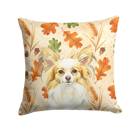 Caroline's Treasures, Fall Flag, Pillow (14" x 14"), Pet Flag, Dog Flag, Cat Flag, Outdoor Decor