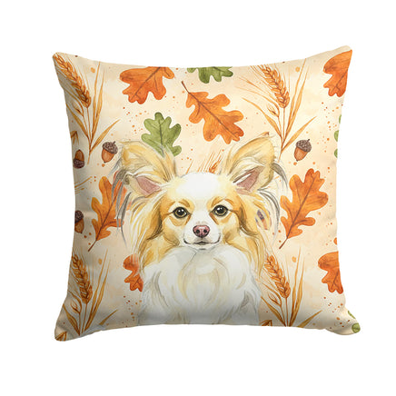 Caroline's Treasures, Fall Flag, Pillow (18" x 18"), Pet Flag, Dog Flag, Cat Flag, Outdoor Decor