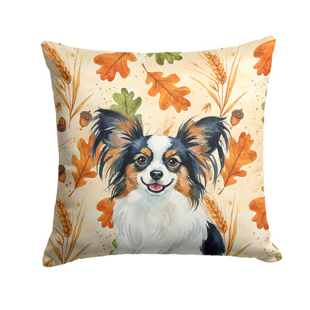 Caroline's Treasures, Fall Flag, Pillow (14" x 14"), Pet Flag, Dog Flag, Cat Flag, Outdoor Decor