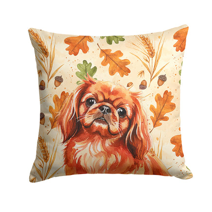 Caroline's Treasures, Fall Flag, Pillow (14" x 14"), Pet Flag, Dog Flag, Cat Flag, Outdoor Decor