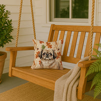 Sable Pekingese Heirloom Fall Throw Pillow