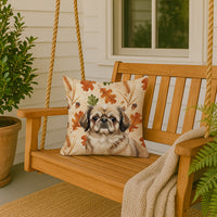 Sable Pekingese Heirloom Fall Throw Pillow