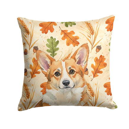Caroline's Treasures, Fall Flag, Pillow (14" x 14"), Pet Flag, Dog Flag, Cat Flag, Outdoor Decor