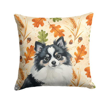 Caroline's Treasures, Fall Flag, Pillow (14" x 14"), Pet Flag, Dog Flag, Cat Flag, Outdoor Decor