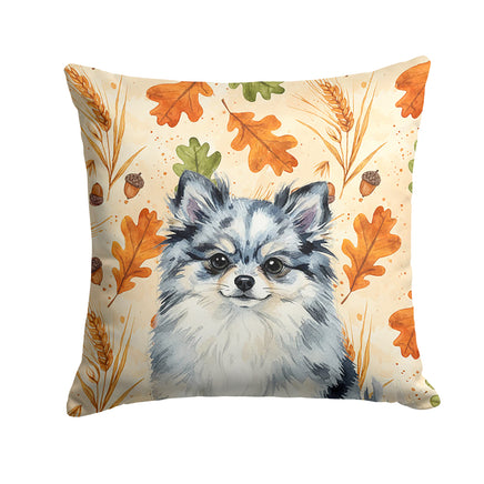 Caroline's Treasures, Fall Flag, Pillow (14" x 14"), Pet Flag, Dog Flag, Cat Flag, Outdoor Decor