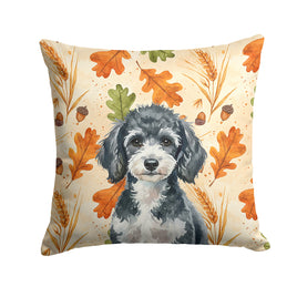 Caroline's Treasures, Fall Flag, Pillow (14" x 14"), Pet Flag, Dog Flag, Cat Flag, Outdoor Decor
