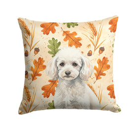 Caroline's Treasures, Fall Flag, Pillow (14" x 14"), Pet Flag, Dog Flag, Cat Flag, Outdoor Decor