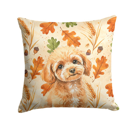 Caroline's Treasures, Fall Flag, Pillow (14" x 14"), Pet Flag, Dog Flag, Cat Flag, Outdoor Decor