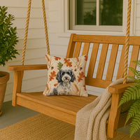 Toy Parti Poodle Heirloom Fall Throw Pillow
