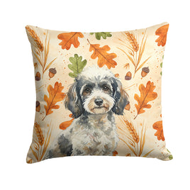 Caroline's Treasures, Fall Flag, Pillow (14" x 14"), Pet Flag, Dog Flag, Cat Flag, Outdoor Decor