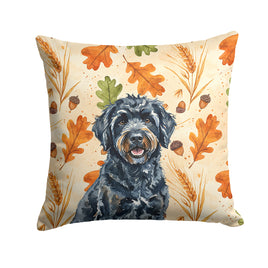 Caroline's Treasures, Fall Flag, Pillow (14" x 14"), Pet Flag, Dog Flag, Cat Flag, Outdoor Decor