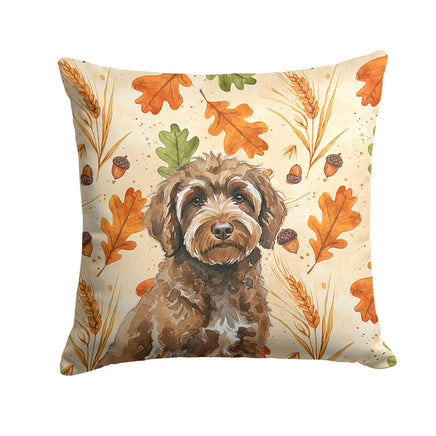 Caroline's Treasures, Fall Flag, Pillow (18" x 18"), Pet Flag, Dog Flag, Cat Flag, Outdoor Decor