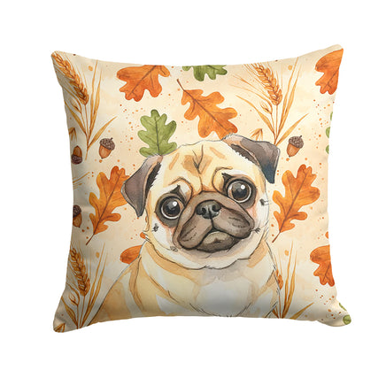 Caroline's Treasures, Fall Flag, Pillow (14" x 14"), Pet Flag, Dog Flag, Cat Flag, Outdoor Decor