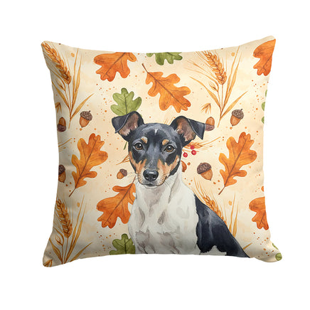 Caroline's Treasures, Fall Flag, Pillow (14" x 14"), Pet Flag, Dog Flag, Cat Flag, Outdoor Decor