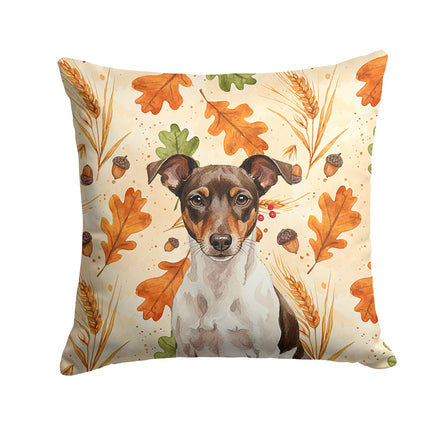 Caroline's Treasures, Fall Flag, Pillow (14" x 14"), Pet Flag, Dog Flag, Cat Flag, Outdoor Decor
