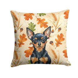 Caroline's Treasures, Fall Flag, Pillow (18" x 18"), Pet Flag, Dog Flag, Cat Flag, Outdoor Decor