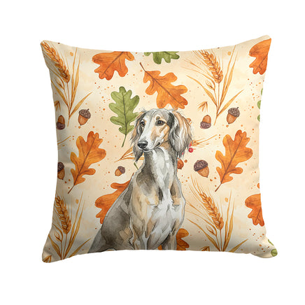 Caroline's Treasures, Fall Flag, Pillow (14" x 14"), Pet Flag, Dog Flag, Cat Flag, Outdoor Decor