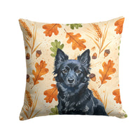 Caroline's Treasures, Fall Flag, Pillow (18" x 18"), Pet Flag, Dog Flag, Cat Flag, Outdoor Decor