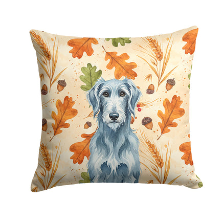 Caroline's Treasures, Fall Flag, Pillow (14" x 14"), Pet Flag, Dog Flag, Cat Flag, Outdoor Decor