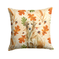 Caroline's Treasures, Fall Flag, Pillow (14" x 14"), Pet Flag, Dog Flag, Cat Flag, Outdoor Decor