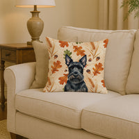 Scottish Terrier Heirloom Fall Throw Pillow