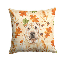 Caroline's Treasures, Fall Flag, Pillow (14" x 14"), Pet Flag, Dog Flag, Cat Flag, Outdoor Decor