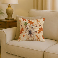 Shar Pei Heirloom Fall Throw Pillow