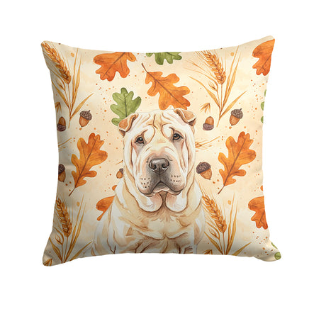 Caroline's Treasures, Fall Flag, Pillow (18" x 18"), Pet Flag, Dog Flag, Cat Flag, Outdoor Decor