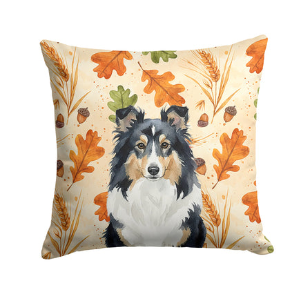 Caroline's Treasures, Fall Flag, Pillow (18" x 18"), Pet Flag, Dog Flag, Cat Flag, Outdoor Decor