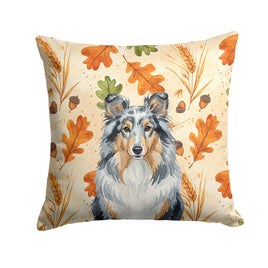 Caroline's Treasures, Fall Flag, Pillow (14" x 14"), Pet Flag, Dog Flag, Cat Flag, Outdoor Decor