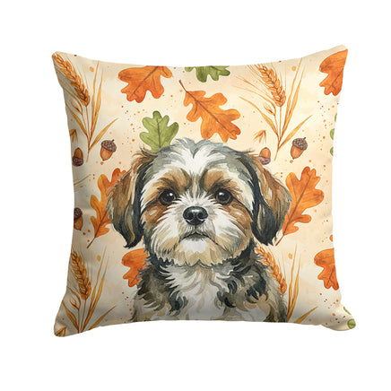 Caroline's Treasures, Fall Flag, Pillow (14" x 14"), Pet Flag, Dog Flag, Cat Flag, Outdoor Decor