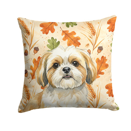 Caroline's Treasures, Fall Flag, Pillow (14" x 14"), Pet Flag, Dog Flag, Cat Flag, Outdoor Decor