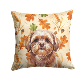 Caroline's Treasures, Fall Flag, Pillow (14" x 14"), Pet Flag, Dog Flag, Cat Flag, Outdoor Decor