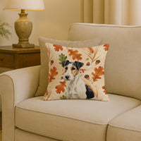 Smooth Fox Terrier Heirloom Fall Throw Pillow